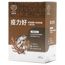樂健飛 疫力好褐藻醣膠 + 鮭魚精巢 + 黑大蒜 + NDS 30g, 1個, 免疫/抗氧化, 60顆
