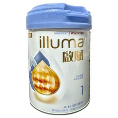 illuma 啟賦 嬰兒配方奶粉 新升級 1號 0~12個月, 1罐, 800g