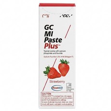 GC 而至 日本原裝 MI Paste Plus 而至牙齒乳膏 含氟 草莓, 40g, 1入