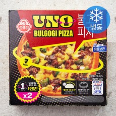 오뚜기 UNO 불고기 피자 (냉동), 180g, 2개입, 1개