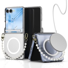 HIGHON 珍珠手腕帶轉軸保護MagSafe硬殼手機殼