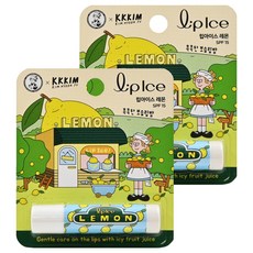 Lipice KKKIM聯名 潤唇膏, Lemon, 3.5g, 2支