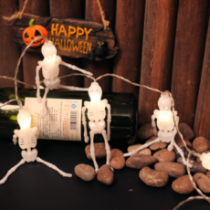 Peace Freedom 萬聖節骨頭造型裝飾燈串 30燈 4.5m, 混合色, 1個