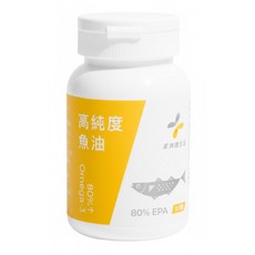 PHARGOODS 藥師健生活 高純度EPA 80％魚油 90顆, 1罐