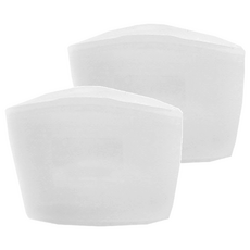 SiliPot 矽膠夾鏈袋，1500ml, L, 1個, 2個