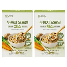Well&Good 美味風景 沖泡式燕麥鍋巴粥 蔬菜風味 5包入, 2個, 200g