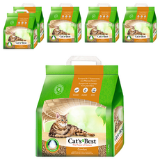 Cat's Best 崩解細粒木屑砂 橘標, 4.3kg, 6包