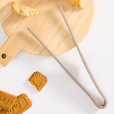 SiliPot 矽膠料理夾 細頭, 90x26x300mm, 耐熱範圍-40°C~250°C, 棕色, 1支