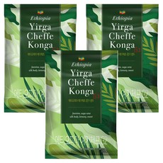 대구농산 에티오피아 예가체프 콩가 G2 생두, 500g, 3개