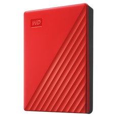 Western Digital 威騰 My Passport 行動硬碟 2019 2.5吋, 4TB, 紅色, 1個