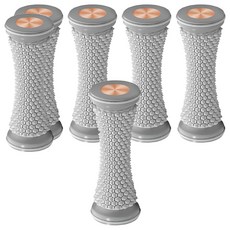 EDISH 滾輪足底足療按摩腳底神器, 6個, 顏色隨機