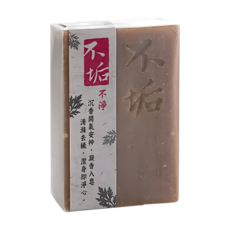 Puremind 不垢 手工皂 沉香艾草, 清潔沐浴，舒緩, 100g+-10g, 台灣製造, 1個