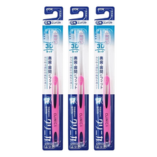 LION 獅王 Clinica 3D 極淨中性毛牙刷 4列超小刷頭, 1入, 3支