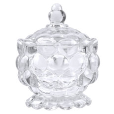 五行旺運消磁聚寶盒 玻璃材質, 小(11.5 x 8.4cm), 淨化白