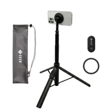 마크제트 맥세이프 휴대용 삼각대 1.7m, 블랙, 1개