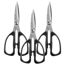 張小泉 195不銹鋼剪刀 HSS-195, 3支