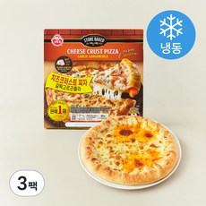 오뚜기 치즈크러스트 피자 갈릭 고르곤졸라 (냉동), 460g, 1개입, 3개