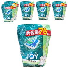 JOY W 洗碗機專用清潔凝膠球 大容量76個, 1.022kg, 6袋