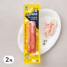 대림선 크라비아스틱 맛살, 60g, 2개