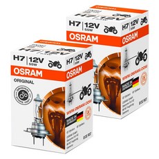 오스람 오리지널 순정 롱라이프, 2개, H7 2개, H7