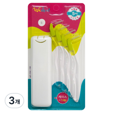 WEDENT 威登 L型牙間刷 補充型 S, 3個, 5入, 1mm