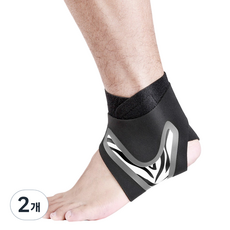 腳踝支撐帶 左腳用 AB038 黑色, 2個