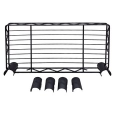 KI WISH 居家生活 側邊置物架 搭配深度35cm鐵架&1英吋鐵管, 黑色, 1組