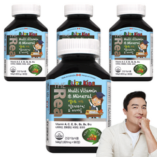 孩童維他命礦物質錠片, 90顆, 4罐