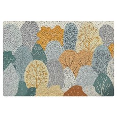 玄關絲圈地墊 3.6kg, 藍色仲夏