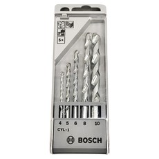 BOSCH 博世 台灣公司貨 水泥鑽頭5件組 CYL-1 2608590090, 1組