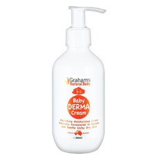 Grahams 珂然 嬰兒舒敏潤膚霜 全天然成分 澳洲TGA認證 澳洲原裝進口, 200ml, 1瓶