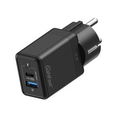 아트뮤 USB PD 45W PPS GaN 접지 듀얼 초고속 충전기 GA210, 블랙, 1개