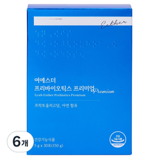 에스더포뮬러 여에스더 프리바이오틱스 프리미엄 30p, 150g, 6개