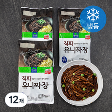 면사랑 직화유니 짜장 (냉동), 435g, 12개