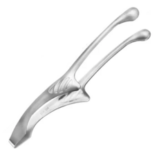 站立式燒烤夾, 304不鏽鋼, 舒適防滑手柄, 小款, 1支