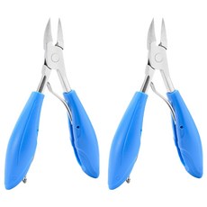腳趾甲剪 指甲鉗, 藍色, 2個