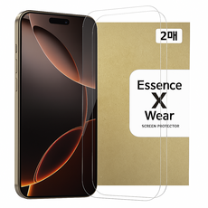 에센스웨어 2.5D 강화유리 휴대폰 액정보호필름 2p 세트, 1세트