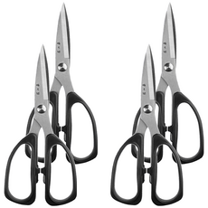 張小泉 195不銹鋼剪刀 HSS-195, 4支