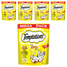 Temptations 喵愛餡 貓點心, 火烤嫩雞口味, 160g, 5包