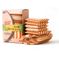 3M 스카치브라이트 내츄럴 옥수수 수세미 세트, 10개입, 1개