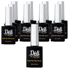 Deli Beauty Perfect 免清上層美甲凝膠, 透明, 10ml, 10個