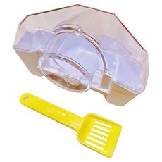 LillipHut 麗利寶 愛鼠外接式便盆, 三角形鼠廁, 附帶篩沙鏟, 2751, 1個