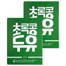 잔다리 초록콩두유, 190ml, 32개