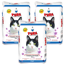 PURA 普拉 優質超凝結大地礦砂 薰衣草, 3包, 4kg