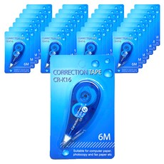 DADA 性價比修改膠帶 CR-K16 6M, 顏色隨機, 36個