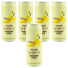名屋 香蕉牛奶，16.94 fl oz (500ml), 5罐