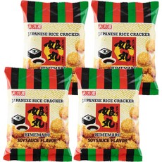 AMANOYA 天乃屋 姬丸米果 醬油口味, 4包, 98g