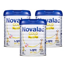 노발락 골드 지니 분유 3단계, 800g, 3개
