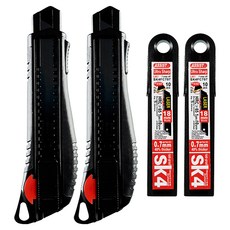 어시스트 컷터칼 48G-L1 + 칼날 L-100A 10p, 혼합색상, 2세트