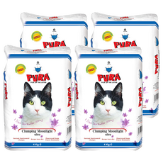 PURA 普拉 優質超凝結大地礦砂 薰衣草, 4包, 4kg